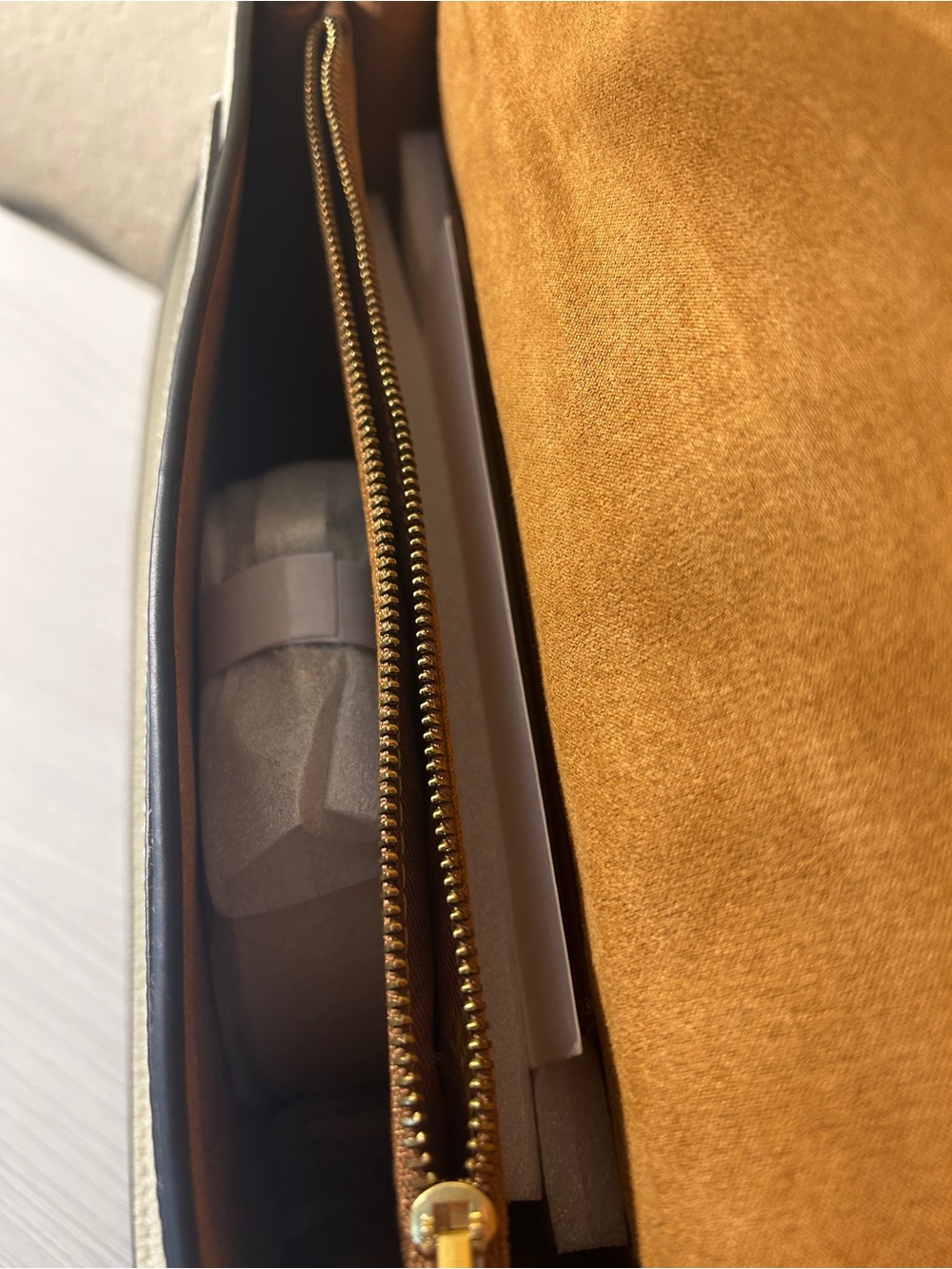 Coach Chalk Tabby 26 Pebbled Leather Crossbody with Brass C Accent - Picture 9 of 9